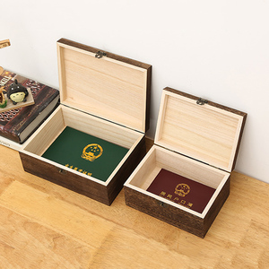 WanuoCraft Premium Handmade Rectangle Large Sturdy Wooden Box Lid Versatile Chic Home Decorative <strong>Memory</strong> <strong>Keepsake</strong> Elegant - Product Image 5