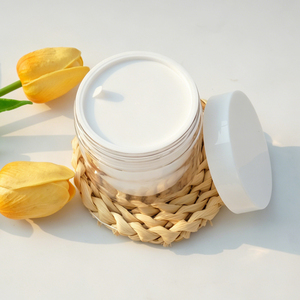 Emballage cosmétique 100g 200g 300g 500g Contenants en plastique à double paroi Grande capacité Pot en plastique PET pour crème - Product Image 4
