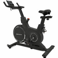 Bicicleta de Ejercicio con Resistencia Magnética de Electricidad Autogenerada, Perilla Inteligente, Volante de Inercia de 6 kg, Capacidad de 120 kg, para Belleza Corporal, Cardio y Ciclismo