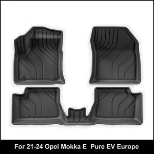 Tappetini Impermeabili per Tutte le Stagioni per Opel <span class=keywords><strong>Mokka</strong></span> <span class=keywords><strong>E</strong></span> 2021-2024, Neri, su Misura, Resistenti, Inodori, per Interni Anteriori <span class=keywords><strong>e</strong></span> Posteriori - Product Image 6