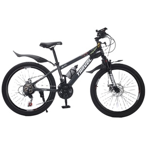 Vélos de montagne pour adultes, hommes et femmes, 24/26 pouces, 21 vitesses, freins à double disque, cadre en acier haute teneur en carbone, suspension de course, vente directe d'usine - Product Image 1