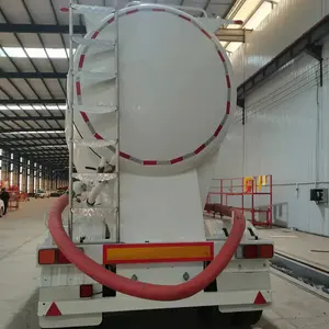 45T bulk cement tanker trailer high quality cheap price Tri-Axle Air Compressor Tanker Storage bulk cement tanker semi trailer