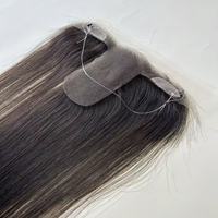 Listo para enviar: Topper de cabello integrado frontal de alta calidad, superventas, con encaje HD 10*1+3*5 para línea de cabello, venta al por mayor para salones.