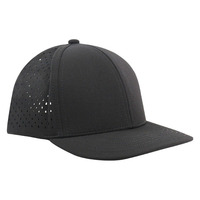Enfants Camping Golf chapeau imperméable en caoutchouc Pvc léger blanc enfant en bas âge résistant à l'eau équipe Snapback chapeaux avec patch latéral