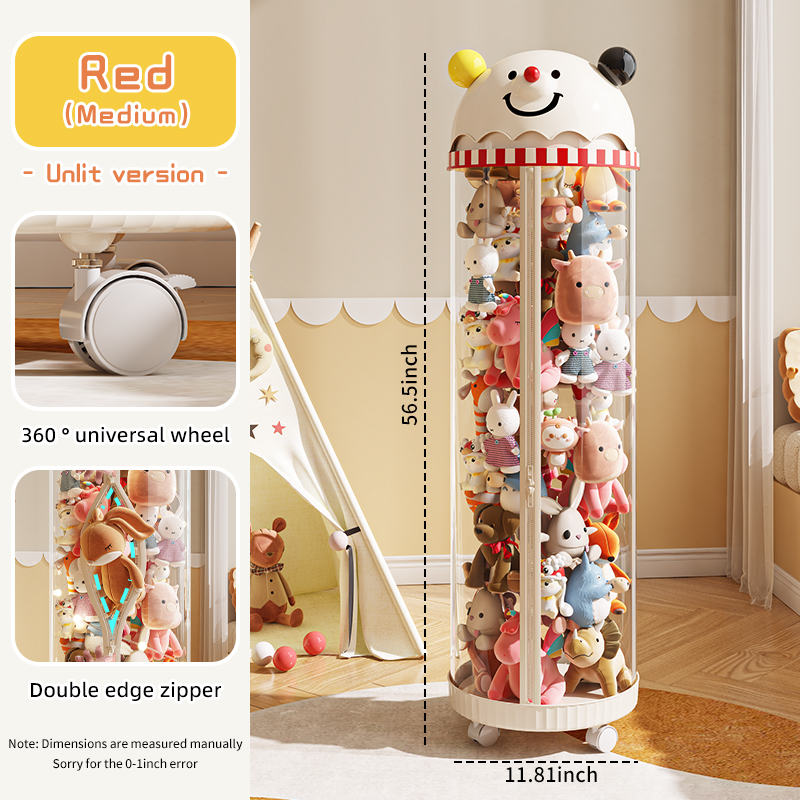 Rosso-può contenere 65 bambole