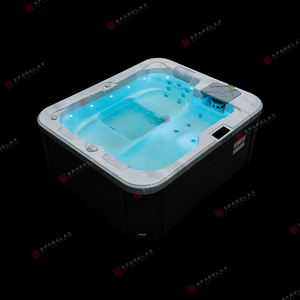 อ่างอาบน้ำร้อนสปาจากุซซี่กลางแจ้งพร้อมฝาครอบ - Product Image 5