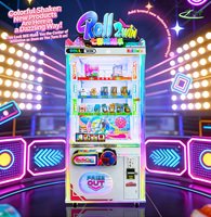 Mesin Crane Bola Warna-warni JY Roll2Win, Permainan Arcade Konstruksi Logam, Dukungan Bahasa Inggris, Garansi 1 Tahun untuk Taman Hiburan