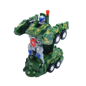 Jongens Cool Vervorming Militaire Universele Tank Speelgoed Intelligente Elektrische Plastic Vervormen Robot