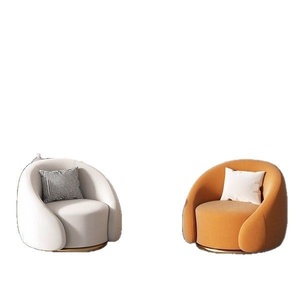 Sillón Giratorio de Lujo, Estilo Nórdico, Tapizado en Tela, Sofá Minimalista para Sala de Estar, <span class=keywords><strong>Diseño</strong></span> de Tigre, Muebles para el Hogar - Product Image 5