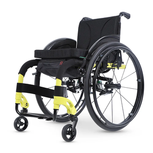 כיסא גלגלים ידני סיבי פחמן מתקפל לשימוש גלגלים - Product Image 2