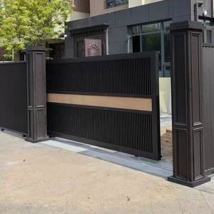 <span class=keywords><strong>Portail</strong></span> <span class=keywords><strong>coulissant</strong></span> automatique en aluminium avec télécommande, revêtement poudré, <span class=keywords><strong>haut</strong></span> <span class=keywords><strong>de</strong></span> <span class=keywords><strong>gamme</strong></span>, style européen, avec modélisation 3D - Product Image 2