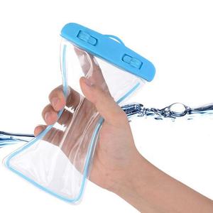 Bolsa Impermeable para Celular, Transparente, de PVC Seco, para Natación, con Accesorios, Aprobada para Uso en Agua - Product Image 1