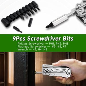 Couteau de poche multifonction NexTool Flagship Max 14-en-1 en acier inoxydable, avec verrous de sécurité et <span class=keywords><strong>ciseaux</strong></span> de grande taille, outil utilitaire EDC, outil à main - Product Image 4