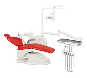 时尚设计中国牙科椅/带LED感应灯的牙科椅