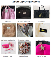 Tas Selempang Wanita Warna Permen Manis, Dompet Clutch Cantik, Tas Amplop Pipih, Tas Clutch Kanvas Wanita dengan Rumbai Katun