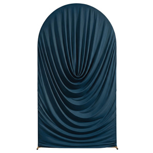 Copertura ad Arco Ondulata Semicircolare in Poliestere Elastico Plissettato Marca <span class=keywords><strong>YR</strong></span> per Decorazioni di Ricevimenti Nuziali - Product Image 5