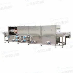 Chicken High Pressure Spray Bakery Bake Cake Pan Tunnel Tray Pallet Plastic Box Washer Crate Basket Wash Machine