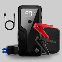 OEM 4-en-1 baseus Démarreur de saut et batterie externe 8000mAh 800A Courant de crête, Boîtier ABS anti-feu, Écran numérique, Lampe de poche pour voiture et camion