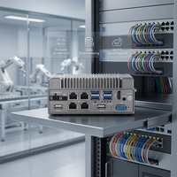Mini PC embarqué J6412N97 N100 4e à 12e génération U-Series Core 4 Gigabit LAN GPIO pour passerelle Edge IIoT et acquisition de données