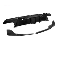 Difusor Trasero de Fibra de Carbono Prepreg de Alta Calidad, Estilo SQ, Juego de 4 Piezas de Repuesto para BMW X6M F96 LCI 2020-2026