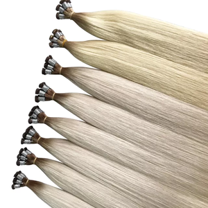 Extensiones de Cabello Tejidas a Mano Jasmine Beauty, Oferta Especial, Rubio Decolorado, Cutícula Alineada, 100% Cabello Humano Remy, Tejido Natural, Venta al Por Mayor - Product Image 3