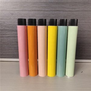 DESHUN misure personalizzate in alluminio tubi cosmetici in metallo imballaggio 50ml 60ml 100ml tubi morbidi colore chiaro giallo verde rosa <span class=keywords><strong>arancione</strong></span> - Product Image 3