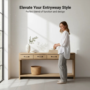 XZ-250228 hiện đại wabi-sabi rắn gỗ đồ nội thất cổ điển cho nhà phòng khách phòng nghiên cứu bằng gỗ lối vào bảng - Product Image 6