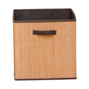 Bamboo Woven Storage <b>Basket</b> <b>Foldable</b> <b>Laundry</b> <b>Basket</b> Set For Home Organization - Product Image 5
