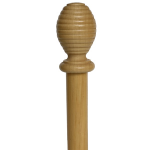 Support de tringle pour rideau en bois naturel 28 mm - Product Image 1