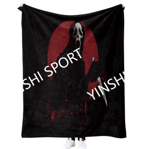 Manta de Lana <span class=keywords><strong>con</strong></span> Estampado de Terror 'Llora Ahora, Llora Después', Diseño de Chica Española, Personalizada, Estilo <span class=keywords><strong>Cholo</strong></span>, Chicano, para Parejas, San Valentín - Product Image 5