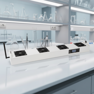 Ventilateur ioniseur suspendu à quatre pales de haute qualité 16W pour une élimination rapide de l'électricité <span class=keywords><strong>statique</strong></span> avec affichage numérique - Product Image 1