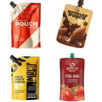 Machine de remplissage de sachets Doypack pour sauce piquante 250g, machine de remplissage de sachets Doypack personnalisée pour mayonnaise