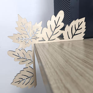 Nouvelle Décoration Murale en Bois en Forme de Feuille pour Cadre de Porte, Ornements Artisanaux en Bois pour Chambre et Salon - Product Image 4
