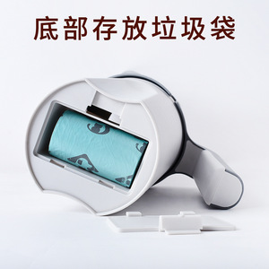 Pelle à litière pour chat, grise, rectangulaire, en PP, pour chats et chiens, outil de nettoyage pour animaux de compagnie - Product Image 3