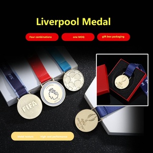 The Reds Won The P_remier Lea_gue Medal, The Fans Commemorative Medal And The Alloy <span class=keywords><strong>World</strong></span> Club Cup Champions Trophy Medal - Product Image 4