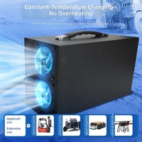 Chargeur de batterie au lithium S5000 48V haute puissance personnalisé 54.6V60A pour scooters vélo électrique moto 3300W 72V chargeur