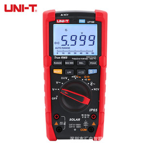 มัลติมิเตอร์ดิจิตอล Uni-T Ut196 True RMS 1700V DC 1500V AC สำหรับงานไฟฟ้าโซลาร์เซลล์ ระดับมืออาชีพ - Product Image 5