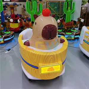 Manège pour enfants en fibre de verre certifié CE, à monnayeur, en forme d'animaux, pour centre commercial, fabricant OEM, jeu de manège, aire de jeux intérieure - Product Image 3
