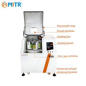Mitr bột mịn Mài Máy phòng thí nghiệm 0.4 lít Mini Hành Tinh bóng <span class=keywords><strong>Mill</strong></span> sử dụng cho nano-vật liệu phân tán - Product Image 2