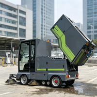 Balayeuse autoportée ZMT E-96 Z10 à moteur, bac à déchets de 880 L, tampons de lavage autopropulsés pour le nettoyage des hôpitaux, des écoles et des campus