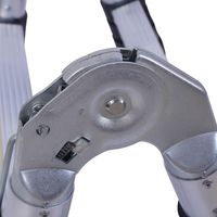 Échelle télescopique compacte en aluminium OEM, capacité 330 lb, 4,4 m, rétractable, pour extérieur