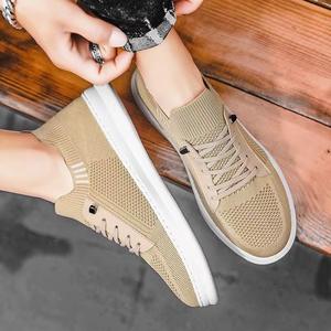 Zapatos Deportivos de Malla Transpirable para Hombre, Estilo Coreano, Modernos, Versátiles, Antideslizantes, Casuales - Product Image 2