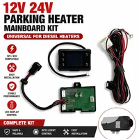 Kit de Contrôleur de Carte Mère Universel 12V 24V pour Chauffage de Stationnement avec Écran LCD et Faisceau de Câblage pour Réparation de Chauffage à Air Diesel