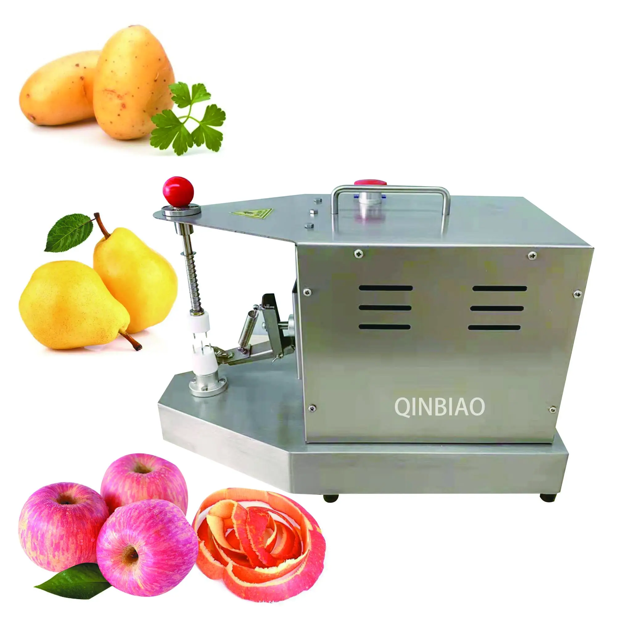 Mesin pengupas buah Lemon komersial mesin buah jeruk/apel/mesin penghilang kulit buah kiwida