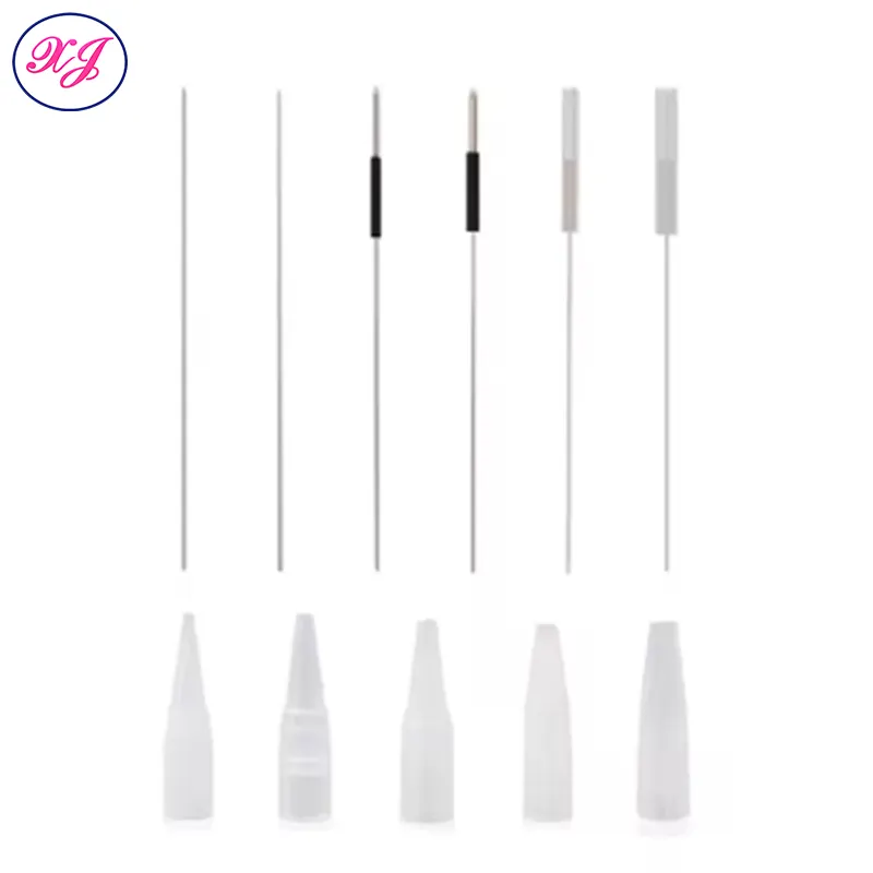 XJ Disposable 0.35*50mm Tattoo Machine Needle Tips Permanent Makeup Cosmetic Needles for Machine Pen