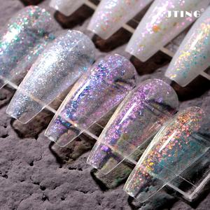 JTING - Esmalte de Gel con Brillo y Destellos de 5 Colores, Alta Pigmentación, para Uñas, Marca Privada OEM - Product Image 5