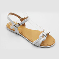 Chaussures de plein air pour filles, sandales tissées à bout ouvert et à fond plat pour femmes et dames, excellente qualité, stock de yiwu