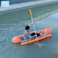 Sac flottant latéral transparent pour siège de kayak en cristal coloré avec kit complet pour entrepôt maritime de Chine Lumark - Vente chaude