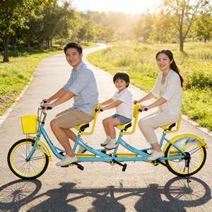 Quadricycles électriques robustes et sûrs à forte capacité de charge pour adultes, 4 places, pour la location dans les sites touristiques commerciaux - Product Image 1