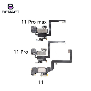 Haut-parleur d'écouteur avec câble flexible de capteur de proximité pour accessoire de téléphone portable <span class=keywords><strong>iPhone</strong></span> <span class=keywords><strong>11</strong></span> <span class=keywords><strong>11</strong></span> <span class=keywords><strong>Pro</strong></span> <span class=keywords><strong>11</strong></span> <span class=keywords><strong>Pro</strong></span> Max - Product Image 2